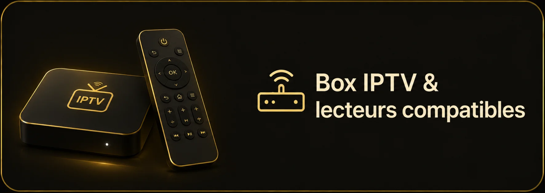 Téléviseur, box Android, tablette et smartphone partageant un abonnement Atlas Pro Max